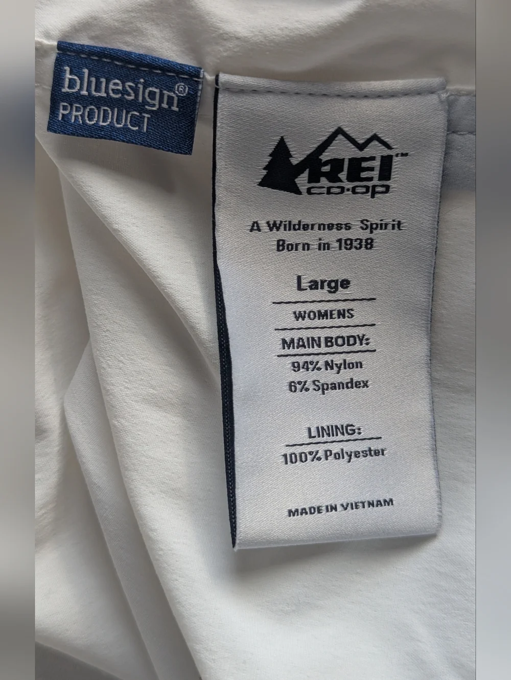 REI Sahara Long Sleeve Shirt Solid White - Picture 11 of 14